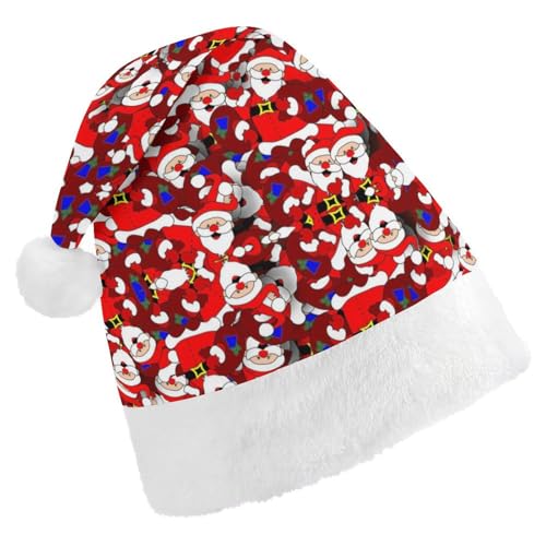 Cmagnifico Weihnachtsmütze, lächelnder Weihnachtsmann, Frohe Weihnachten, niedlicher Hut für verschiedene Feiertagsfeiern Cmagnifico Weihnachtsmütze, lächelnder Weihnachtsmann, Frohe Weihnachten, niedlicher Hut für verschiedene Feiertagsfeiern von Cmagnifico