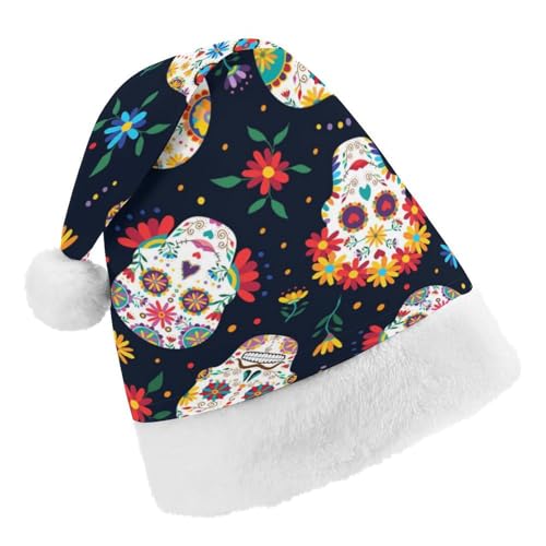 Cmagnifico Weihnachtsmütze, mexikanischer Totenkopf-Hut für verschiedene Feiertagspartys von Cmagnifico