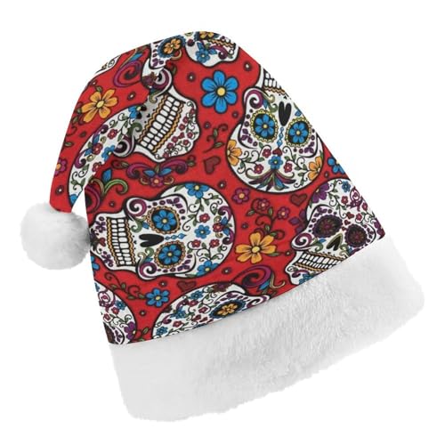 Cmagnifico Weihnachtsmütze, mexikanischer Totenkopf-Hut für verschiedene Feiertagspartys von Cmagnifico