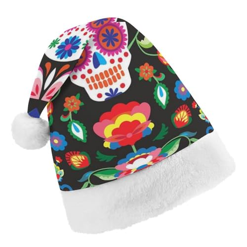 Cmagnifico Weihnachtsmütze, mexikanischer Totenkopf-Hut für verschiedene Feiertagspartys von Cmagnifico