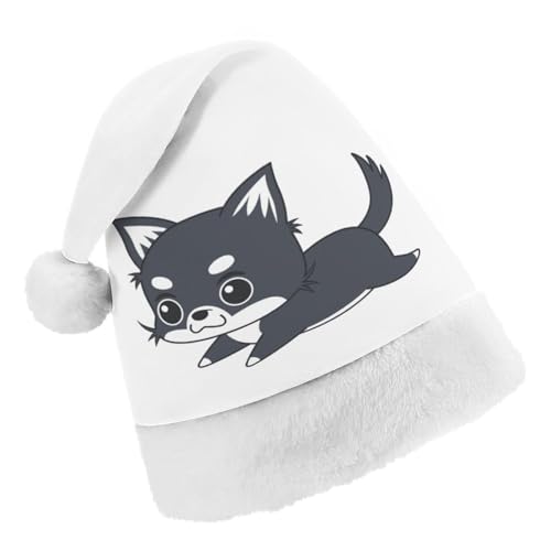 Cmagnifico Weihnachtsmütze, niedlicher Chihuahua-Hundehut für verschiedene Feiertagspartys von Cmagnifico