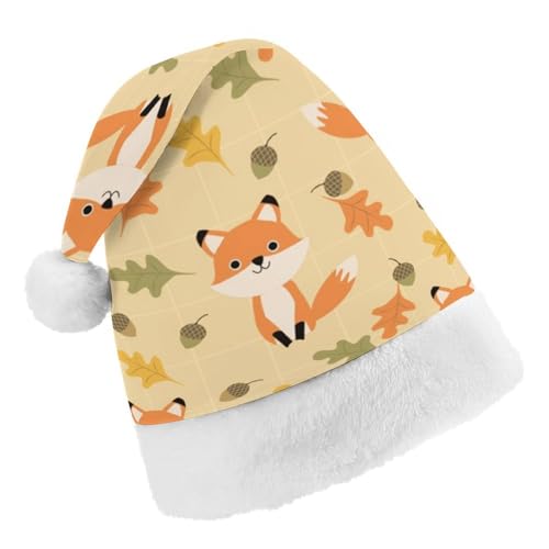 Cmagnifico Weihnachtsmütze, niedlicher Fuchshut für verschiedene Feiertagspartys von Cmagnifico