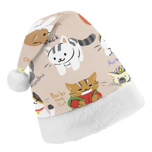 Cmagnifico Weihnachtsmütze, niedlicher Katzenhut für verschiedene Feiertagspartys von Cmagnifico