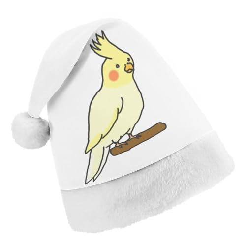 Cmagnifico Weihnachtsmütze, niedlicher Nymphensittichhut für verschiedene Feiertagspartys von Cmagnifico