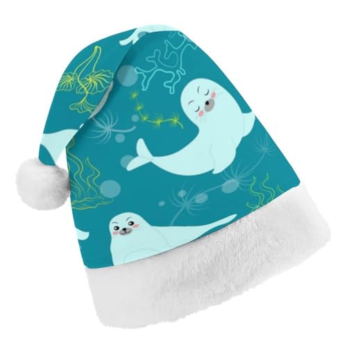 Cmagnifico Weihnachtsmütze, niedlicher Siegelhut für verschiedene Feiertagsfeiern von Cmagnifico
