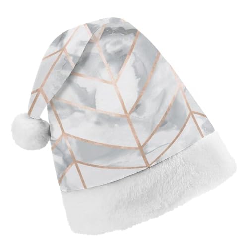 Cmagnifico Weihnachtsmütze, rosa Marmorhut für verschiedene Feiertagsfeiern von Cmagnifico