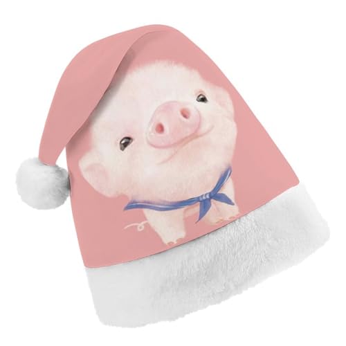 Cmagnifico Weihnachtsmütze, rosa Schweinehut für verschiedene Feiertagspartys von Cmagnifico