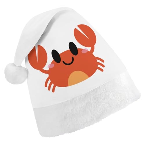 Cmagnifico Weihnachtsmütze, roter Krabbenhut für verschiedene Feiertagsfeiern von Cmagnifico