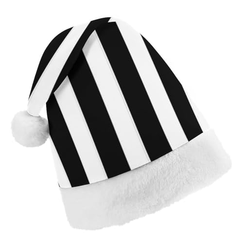 Cmagnifico Weihnachtsmütze, schwarz gestreift, für verschiedene Feiertagspartys von Cmagnifico