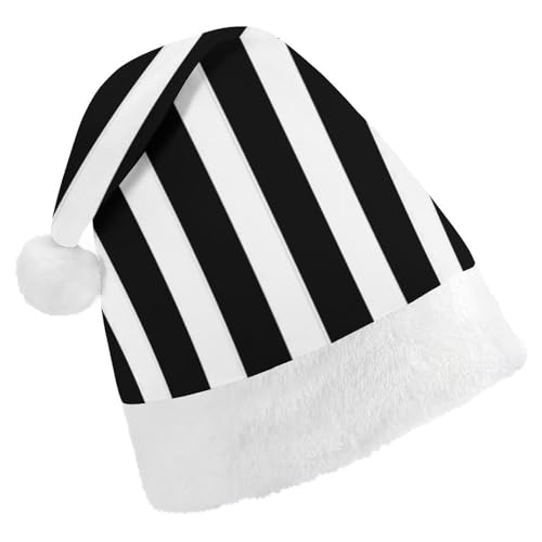 Cmagnifico Weihnachtsmütze, schwarz gestreift, für verschiedene Feiertagspartys von Cmagnifico