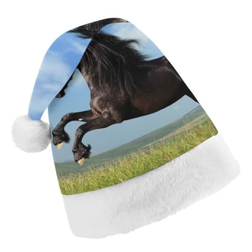 Cmagnifico Weihnachtsmütze, schwarzer Pferdehut für verschiedene Feiertagspartys Cmagnifico Weihnachtsmütze, schwarzer Pferdehut für verschiedene Feiertagspartys von Cmagnifico