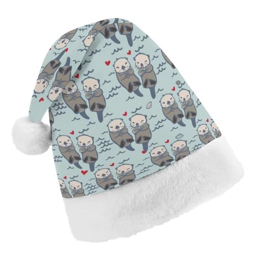 Cmagnifico Weihnachtsmütze, verliebter Seeotter für verschiedene Feiertagspartys von Cmagnifico