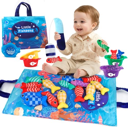 Cmiolacuna Montessori Stoff Angelspielzeug für 1 Jahr alte Jungen Mädchen Angelrute Set Kleinkind Baby Spielzeug für 6 Monate 1 2 3 Jahre alt Kleinkind Bildung Lehrspielzeug Stapelspielzeug Baby Cmiolacuna Montessori Stoff Angelspielzeug für 1 Jahr alte Jungen Mädchen Angelrute Set Kleinkind Baby Spielzeug für 6 Monate 1 2 3 Jahre alt Kleinkind Bildung Lehrspielzeug Stapelspielzeug Baby von Cmiolacuna