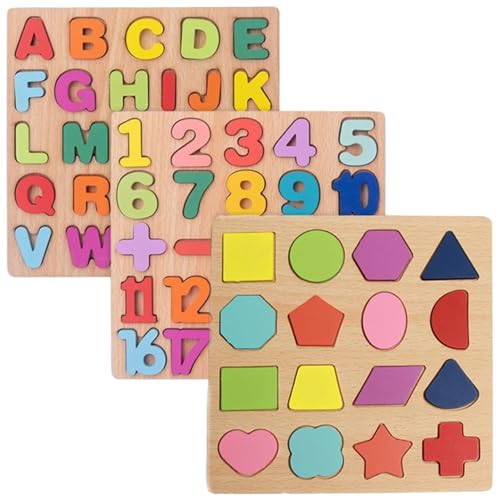 3pcs hölzerne Rätsel, Form Alphabet & Zahlen -Puzzle, pädagogische Vorschule Lernaktivitäten Spielzeug für 1 2 3 4 5 Jahre alte Jungen Mädchen, Kleinkindholz -Holzrätsel 3pcs hölzerne Rätsel, Form Alphabet & Zahlen -Puzzle, pädagogische Vorschule Lernaktivitäten Spielzeug für 1 2 3 4 5 Jahre alte Jungen Mädchen, Kleinkindholz -Holzrätsel von Cndiyald