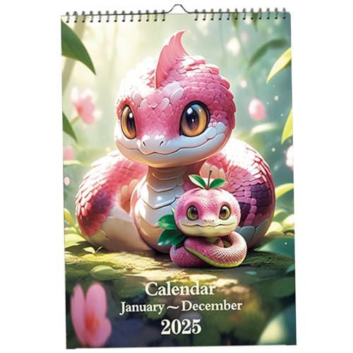 Cndiyald 2025 Kalender, Mondkalender 2025, Hanging Chinese Calendar 2025, Wandkalender 2025, Hängende Wandkalender, Schlangenkalender Cndiyald 2025 Kalender, Mondkalender 2025, Hanging Chinese Calendar 2025, Wandkalender 2025, Hängende Wandkalender, Schlangenkalender von Cndiyald