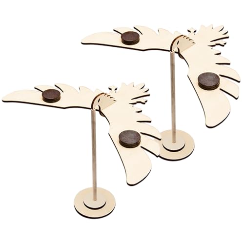 Cndiyald 2pcs ausbalancieren Vogel aus, hölzerner Spaß Stressabbau Vogelspielzeug mit Stützstangen Montage Spielzeug für Büroschreibtisch Displaydekor, Bildungsspielzeug ausbalancieren Cndiyald 2pcs ausbalancieren Vogel aus, hölzerner Spaß Stressabbau Vogelspielzeug mit Stützstangen Montage Spielzeug für Büroschreibtisch Displaydekor, Bildungsspielzeug ausbalancieren von Cndiyald