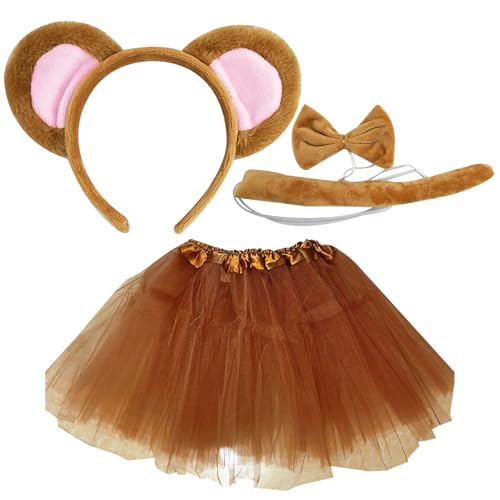 Cndiyald Affenkostüm Einer Größe Halloween Kostüme, Prinzessin Kleid Tierkostüm Set 4pcs/Set, Affenkinder Cndiyald Affenkostüm Einer Größe Halloween Kostüme, Prinzessin Kleid Tierkostüm Set 4pcs/Set, Affenkinder von Cndiyald