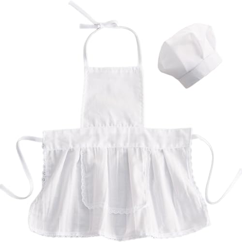 Cndiyald Babykochkostüm, Baby -Kind -Requisiten -Outfits, Babykoch -Outfit, Kochkochuniform für Säuglingsfrau Cndiyald Babykochkostüm, Baby -Kind -Requisiten -Outfits, Babykoch -Outfit, Kochkochuniform für Säuglingsfrau von Cndiyald