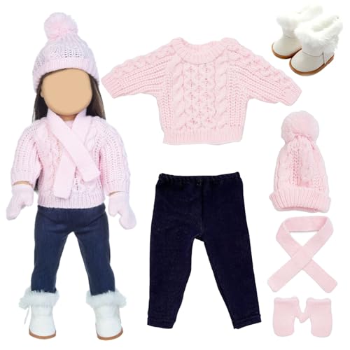 Cndiyald Babypuppenkleidung, 18 Zoll Puppenkleidung, Babypuppenkleidung Outfits, gestrickte Puppen -Outfits, Puppenkleidung für 18 Zoll Babypuppen Cndiyald Babypuppenkleidung, 18 Zoll Puppenkleidung, Babypuppenkleidung Outfits, gestrickte Puppen -Outfits, Puppenkleidung für 18 Zoll Babypuppen von Cndiyald