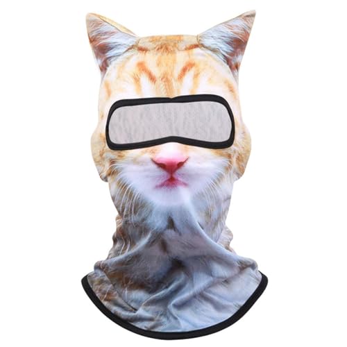 Cndiyald Balaclava -Gesichtsmaske, Winterhalswärmer -Gamper, Tierkatze Balaclava, volle Gesichtsmaske, Skimaske, Ski -Gesichtsmaske für Skifahren Cndiyald Balaclava -Gesichtsmaske, Winterhalswärmer -Gamper, Tierkatze Balaclava, volle Gesichtsmaske, Skimaske, Ski -Gesichtsmaske für Skifahren von Cndiyald