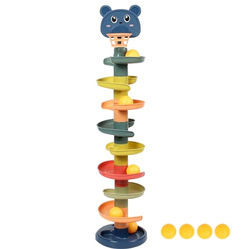 Cndiyald Ball Drop Toy, Sinnesspielzeug für Babys, Baby Ball Tower Game, Single Ball Drop Toy für Kinder, Kleinkinder Interaktives Spielzeug Cndiyald Ball Drop Toy, Sinnesspielzeug für Babys, Baby Ball Tower Game, Single Ball Drop Toy für Kinder, Kleinkinder Interaktives Spielzeug von Cndiyald