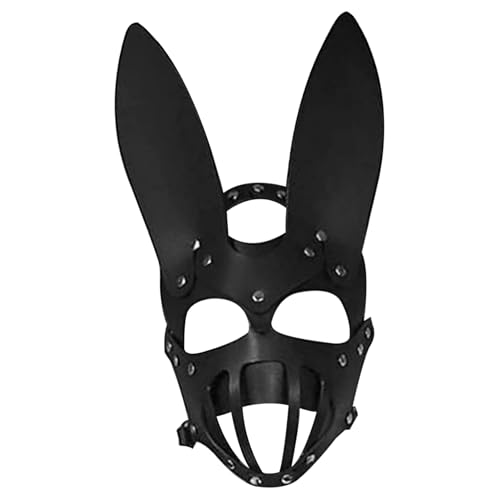 Cndiyald Frauen Ledermasken Halloween Cosplay -Masken Masquerade Party Maske für Cosplay Halloween Kostümzubehör, Frauen Ledermaske Cndiyald Frauen Ledermasken Halloween Cosplay -Masken Masquerade Party Maske für Cosplay Halloween Kostümzubehör, Frauen Ledermaske von Cndiyald