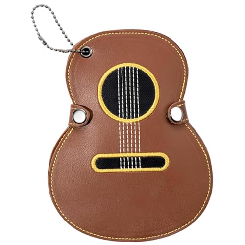 Cndiyald Guitar Pick -Halter, Picks Storage Beutelbox, 17 Slots Guitar Pick -Hülle, 5x6, 5 -Zoll -abgehaltene Lederabdeckung mit Kette Cndiyald Guitar Pick -Halter, Picks Storage Beutelbox, 17 Slots Guitar Pick -Hülle, 5x6, 5 -Zoll -abgehaltene Lederabdeckung mit Kette von Cndiyald
