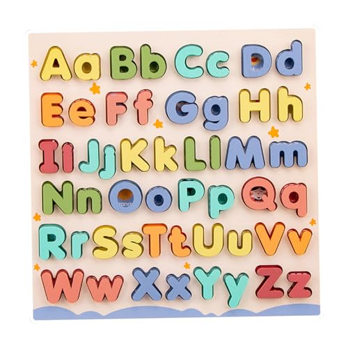 Cndiyald Holz Alphabet Briefe Board, Montessori -Puzzle Blöcke, Holzalphabet -Puzzle, Bildungsspielzeug für Kleinkinder Cndiyald Holz Alphabet Briefe Board, Montessori -Puzzle Blöcke, Holzalphabet -Puzzle, Bildungsspielzeug für Kleinkinder von Cndiyald