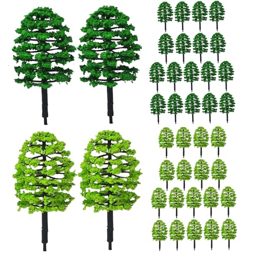 Cndiyald Modellbäume, 40pcs Plastik -Mini -Bäume, lebensechte Miniaturbäume, Minibäume für Handwerkdekoration, Minibäume für Handwerksbäume Cndiyald Modellbäume, 40pcs Plastik -Mini -Bäume, lebensechte Miniaturbäume, Minibäume für Handwerkdekoration, Minibäume für Handwerksbäume von Cndiyald