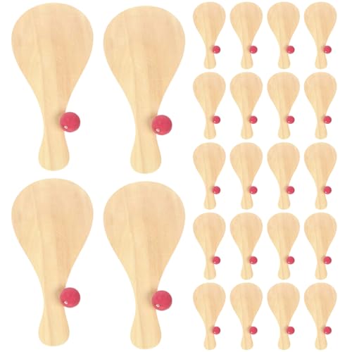 Cndiyald Paddelkugel mit Schnur, 24 pcs leeres Holzpaddel, Fledermaus- und Ball -Set, kreative Spielzeug im Freien für DIY -Handwerk Cndiyald Paddelkugel mit Schnur, 24 pcs leeres Holzpaddel, Fledermaus- und Ball -Set, kreative Spielzeug im Freien für DIY -Handwerk von Cndiyald
