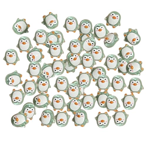 Cndiyald Penguin -Dekor, 50pcs Penguin -Figuren, Mini -Harz -Charme für DIY -Handwerk, Herstellung von Telefonschalen, Scrapbooking, Mini -Harz -Tiere von Cndiyald