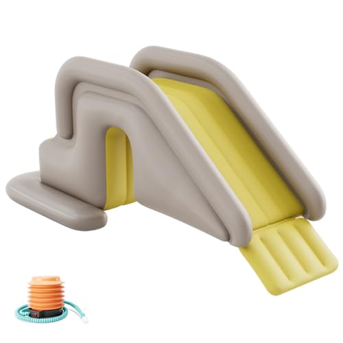 Cndiyald Poolrutsche, 78, 7 x 31, 5 x 33, 5 Zoll PVC PVC aufblasbare Wasserrutsche mit Luftpumpe für Außen-, Innen-, Garten-, Garten-, Gelb-, Schlauch- Cndiyald Poolrutsche, 78, 7 x 31, 5 x 33, 5 Zoll PVC PVC aufblasbare Wasserrutsche mit Luftpumpe für Außen-, Innen-, Garten-, Garten-, Gelb-, Schlauch- von Cndiyald