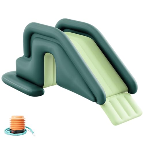 Cndiyald Poolrutsche, 78, 7 x 31, 5 x 33, 5 Zoll PVC PVC aufblasbare Wasserrutsche mit Luftpumpe für Außen-, Innen-, Garten-, Garten-, Grün-, Schlauch- Cndiyald Poolrutsche, 78, 7 x 31, 5 x 33, 5 Zoll PVC PVC aufblasbare Wasserrutsche mit Luftpumpe für Außen-, Innen-, Garten-, Garten-, Grün-, Schlauch- von Cndiyald