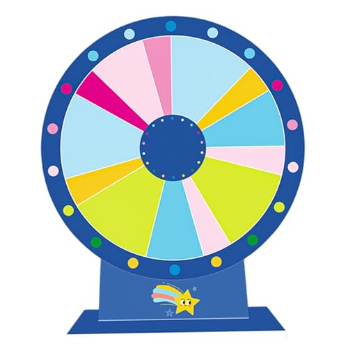 Cndiyald Preisträger, 12 Zoll 13 Slots Tabletop Lobable Spinning Wheel mit Whiteboard Pen, wiederverwendbar von Cndiyald