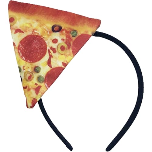 Cndiyald Stirnband für Frauen, lustige Pizza -Haarband, Halloween Cosplay Pizza -Kostümzubehör für Kinder und Erwachsene Cndiyald Stirnband für Frauen, lustige Pizza -Haarband, Halloween Cosplay Pizza -Kostümzubehör für Kinder und Erwachsene von Cndiyald