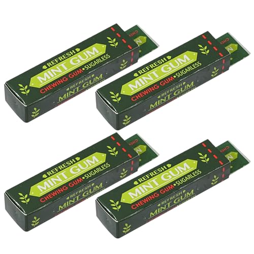 Cndiyald Streich gefälschtes Kakerlaken -Modell, 4pcs Streichgummi lustig, realistische gefälschte Kakerlaken Schockkaugummi, Kauen von Cndiyald