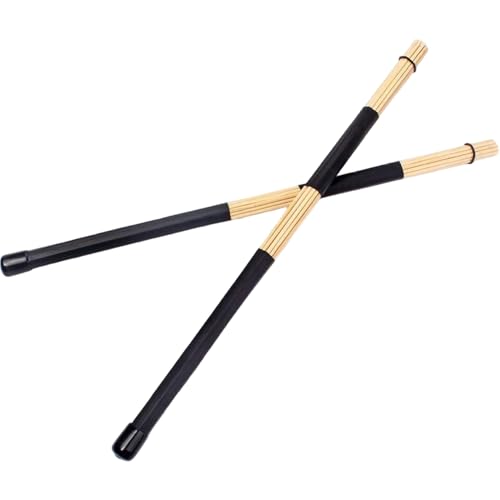 Cndiyald Trommelbürsten, 1 Paar Holztrommelstangen, 16 -Zoll -Bambus -Pinsel -Sticks, Drumsticks für Jazz, Pinsel -Set Cndiyald Trommelbürsten, 1 Paar Holztrommelstangen, 16 -Zoll -Bambus -Pinsel -Sticks, Drumsticks für Jazz, Pinsel -Set von Cndiyald