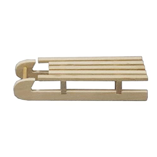 Cndiyald Weihnachtspuppenhaus Dekoration Holz Vorschlag Möbeldekoration Accessoires, Puppenhausdekorationen von Cndiyald