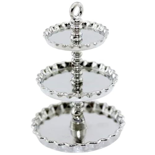 Dollhouse Decor, 1 12 -Skala -Mini -Kuchenstand, Legierung Miniatur 3 Tier Cupcake Stand für Dollhouse, 3 -Tier -Cupcake -Stand Dollhouse Decor, 1 12 -Skala -Mini -Kuchenstand, Legierung Miniatur 3 Tier Cupcake Stand für Dollhouse, 3 -Tier -Cupcake -Stand von Cndiyald