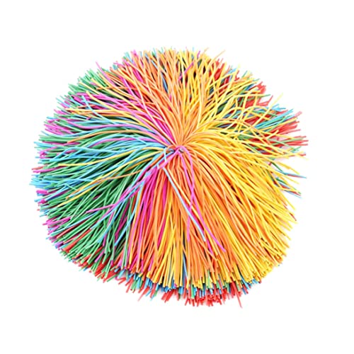 Gummi -String -Spielball Bunte Dehnbare Zappel -Sensorische Stressspielzeug 9cm Spielzeugball von Cndiyald