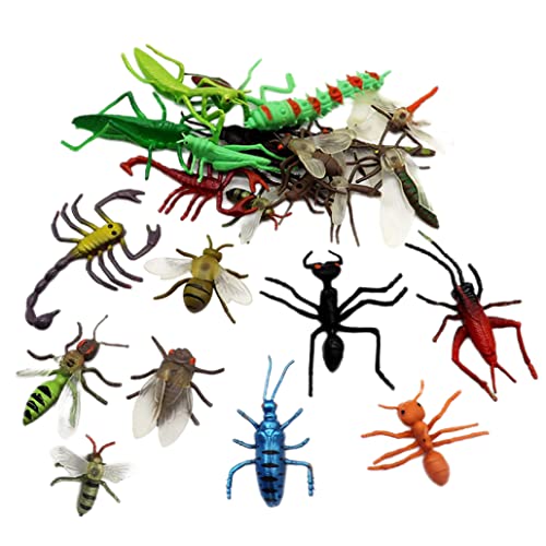 Realistische Insektenspielzeuge, 22pcs Insekten -Fehlerspielzeugfiguren, Plastik gefälschte Mini -Bugs Set, verschiedene Spielfehler für Kinder, Fehlerspielfiguren, Bugs -Spielzeug für Kinder Realistische Insektenspielzeuge, 22pcs Insekten -Fehlerspielzeugfiguren, Plastik gefälschte Mini -Bugs Set, verschiedene Spielfehler für Kinder, Fehlerspielfiguren, Bugs -Spielzeug für Kinder von Cndiyald