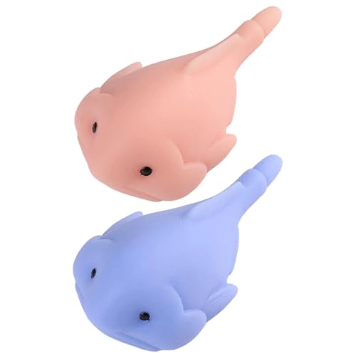 Stresstball, 2pcs quetschable niedliche Nuteke Squish -Spielzeug, 2, 6 x 4, 7 Zoll Stressbekämpfung Sensorisches Spielzeug für Erwachsene und Kindergeschenke, Squeeze von Cndiyald