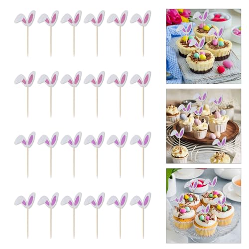 12-teiliges Oster-Kuchenaufsatz-Set, Hasenohr-Designs, Feiertagskuchendekoration, Oster-Partyzubehör für Festival-Kuchen 12-teiliges Oster-Kuchenaufsatz-Set, Hasenohr-Designs, Feiertagskuchendekoration, Oster-Partyzubehör für Festival-Kuchen von Cnrfeoap