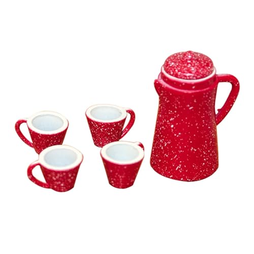 5pcs Miniaturkessel Und Cup Set Für 1/12 Puppenhäuserzubehör Und Kreative Puppenhäuser Landsakking Dekoration 5pcs Miniaturkessel Und Cup Set Für 1/12 Puppenhäuserzubehör Und Kreative Puppenhäuser Landsakking Dekoration von Cnrfeoap