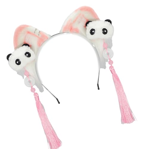 Cartoon-Plüsch-Tierohr-Kopfschmuck für Anime, Cosplay, Anime, modisches Styling-Zubehör, Kostüme, Haarteil, Haar-Accessoire von Cnrfeoap