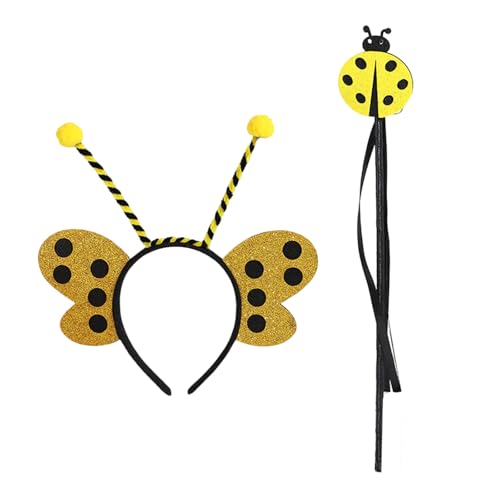 Cnrfeoap Bienen Kostüm Honigbienen Kostüm Set Halloween Cosplay Kostüme Tierverkleidungskostüme Für Erwachsene Kinder Unisex Geschenke von Cnrfeoap