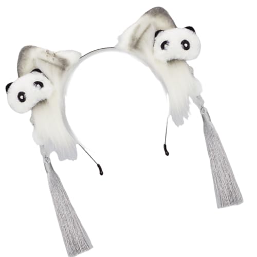 Cnrfeoap Dehnbare Anime Stile Katzen Ohrhaarband Weiche Plüschhaarstück Kostümpartys Accessoire 6 Farbvarianten Anime Kostüm Party Haarzubehör Accessoire von Cnrfeoap