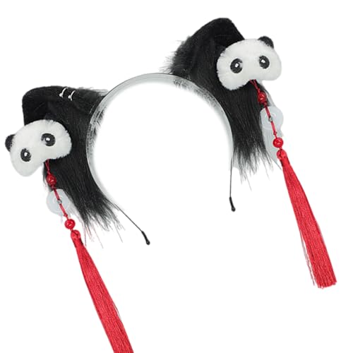 Cnrfeoap Dehnbare Anime Stile Katzen Ohrhaarband Weiche Plüschhaarstück Kostümpartys Accessoire 6 Farbvarianten Anime Kostüm Party Haarzubehör Accessoire von Cnrfeoap