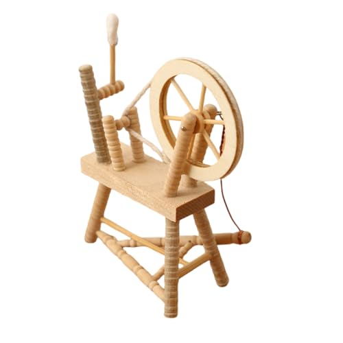 Cnrfeoap Klassische 1/12 Dollhouses Spinnings Radmodell Original Holzfarbe Spinnings Rad Für Verschiedene Puppenhäuser Dekoration Cnrfeoap Klassische 1/12 Dollhouses Spinnings Radmodell Original Holzfarbe Spinnings Rad Für Verschiedene Puppenhäuser Dekoration von Cnrfeoap