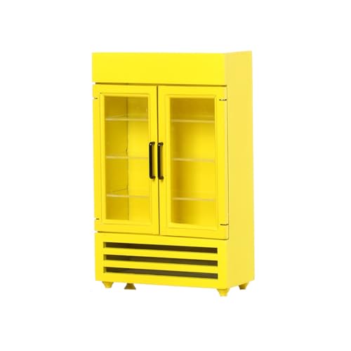 Cnrfeoap Kühlschrank Modell Küche Möbel 1:12 Skala Teenager Mädchen Kid Dekorationen Spielzeugspielset Spielzeugset von Cnrfeoap